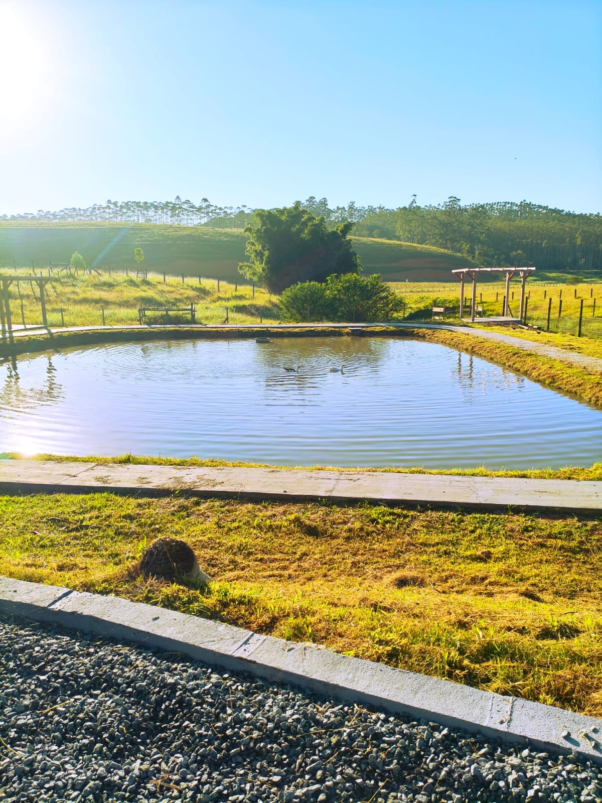 Registro da obra do Sítio Alto Padrão em propriedade rural