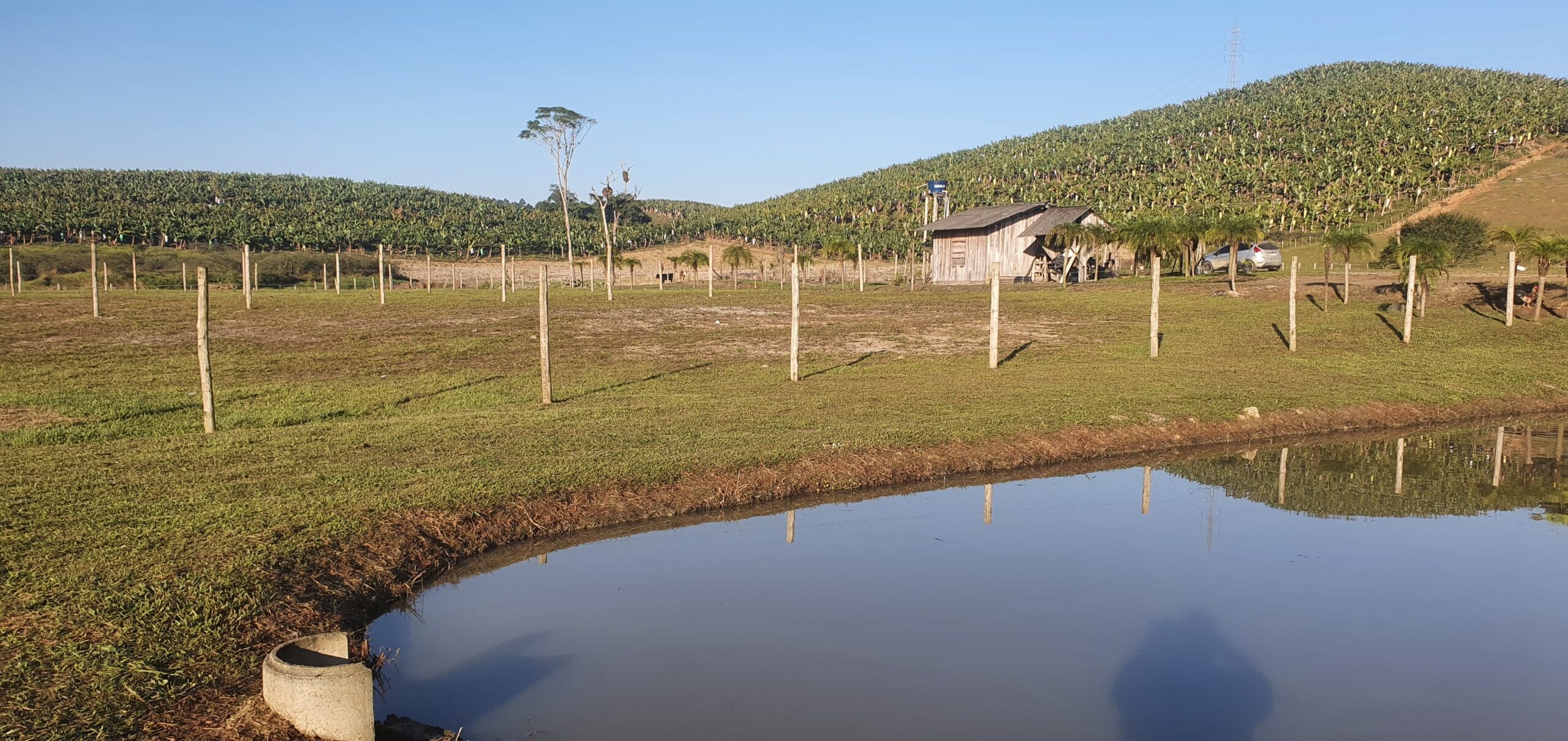 Registro da obra do Sítio Alto Padrão em propriedade rural